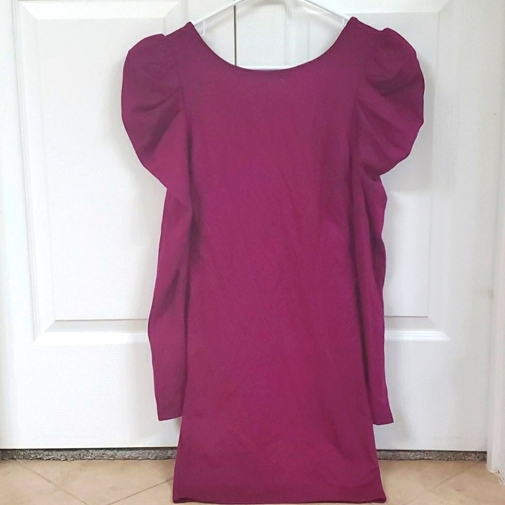 Forever21 Puff Sleeve Bodycon Dress
